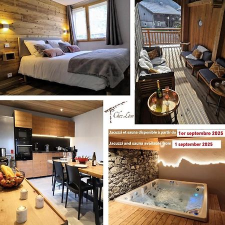 Chez Leon, Jacuzzi Et Sauna Des Le 1Er Septembre 2025 Samoens Ngoại thất bức ảnh